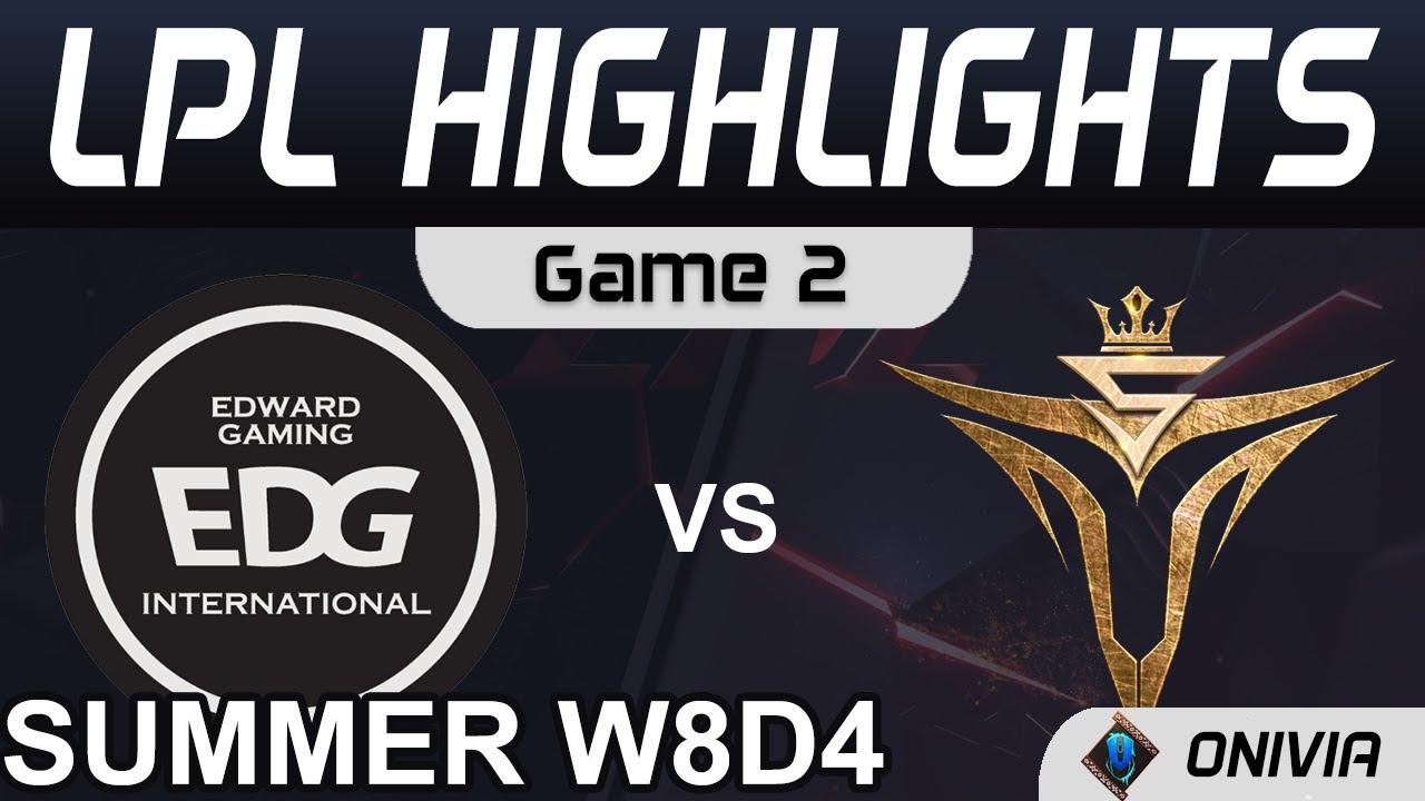 EDG vs V5 highlights Game 2 LPL Summer Season 2021 W8D4 EDward Gaming vs Victory Five by Onivia thumbnail