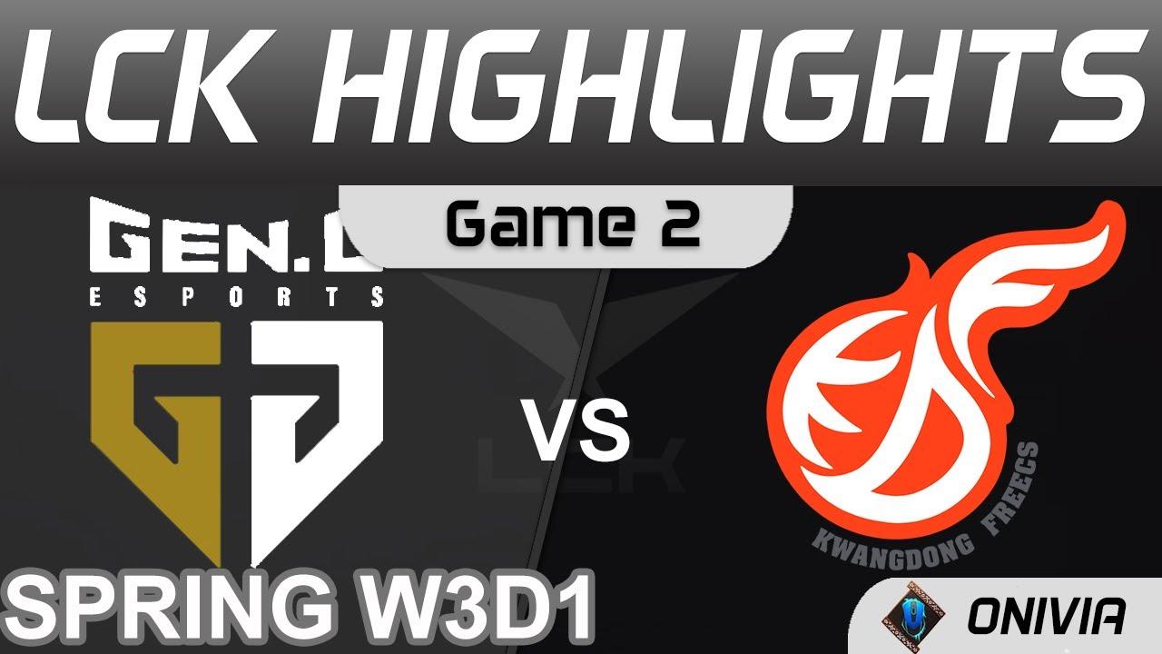 GEN vs KDF Highlights Game 2 LCK Spring Season 2022 W3D1 Gen G vs Kwangdong Freecs by Onivia thumbnail