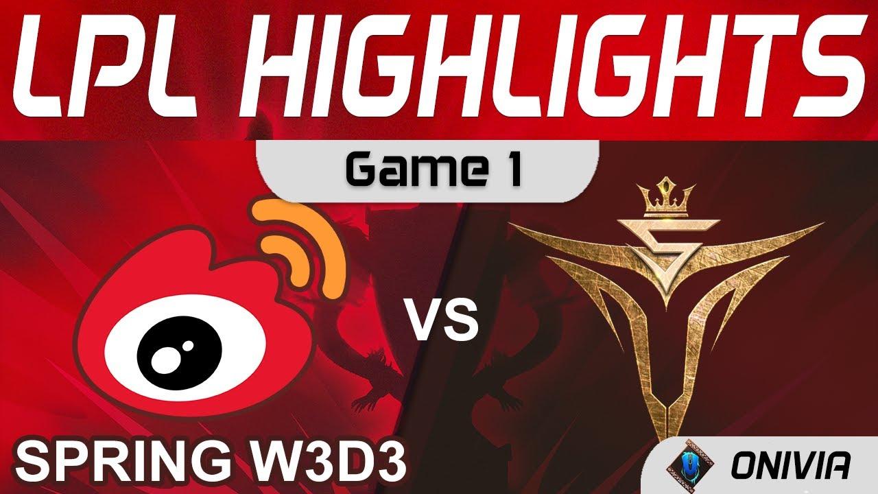 WBG vs V5 Highlights Game 1 LPL Spring Season 2022 W3D3 Weibo Gaming vs Victory Five by Onivia thumbnail