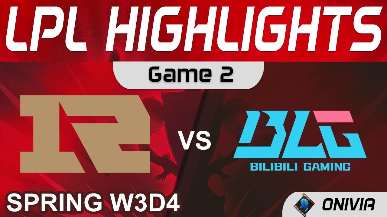 RNG vs BLG Highlights Game 2 LPL Spring Season 2022 W3D4 Royal Never Give Up vs Bilibili Gaming by O thumbnail