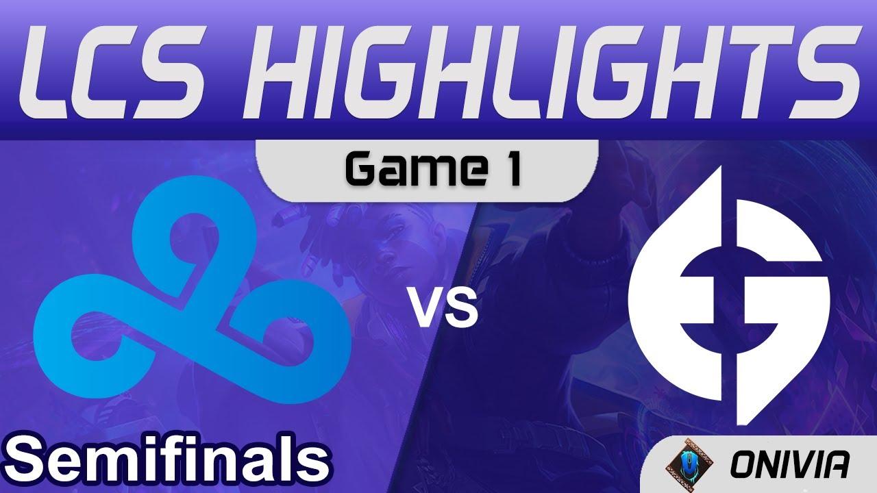 C9 vs EG Highlights Game 1 LCS Lock In Semifinals 2022 Cloud9 vs Evil Geniuses by Onivia thumbnail