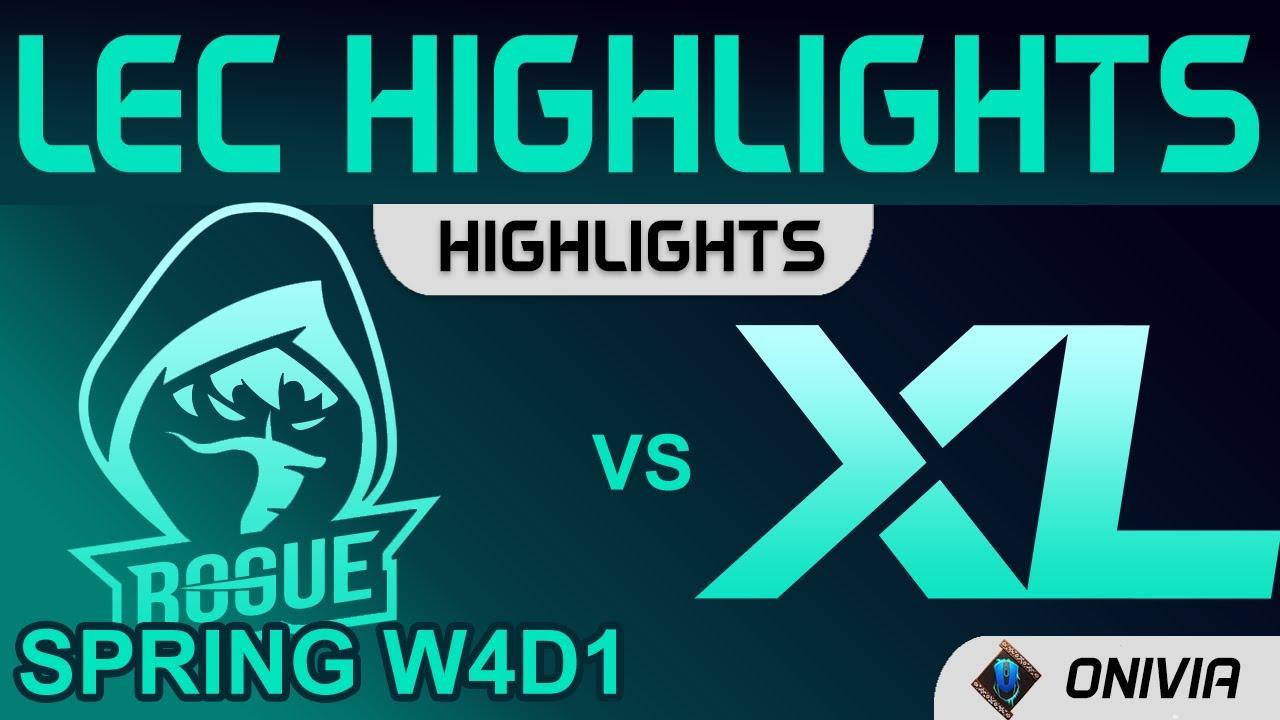 RGE vs XL Highlights LEC Spring Season 2022 W4D1 Rogue vs Excel by Onivia thumbnail