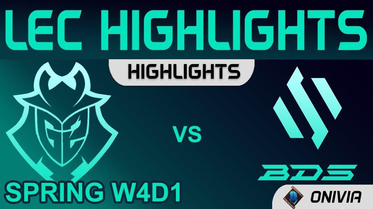 G2 vs BDS Highlights LEC Spring Season 2022 W4D1 G2 Esports vs Team BDS by Onivia thumbnail