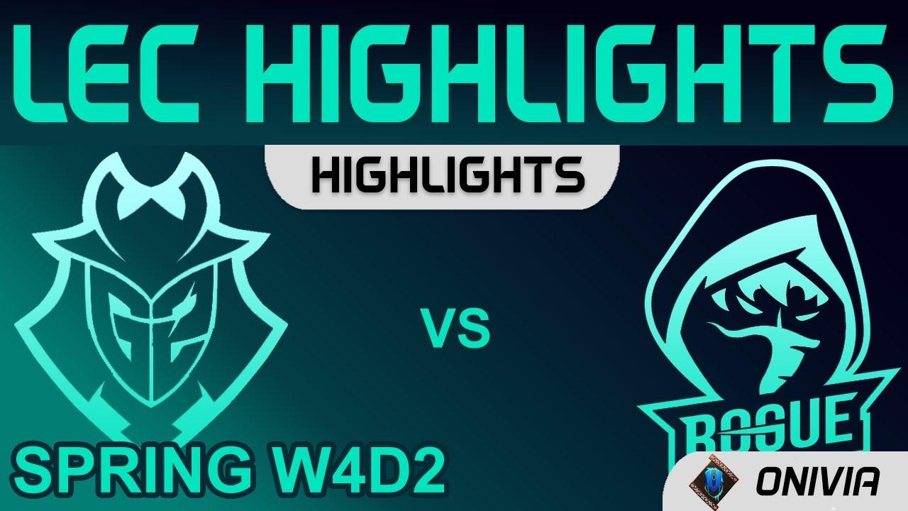 G2 vs RGE Highlights LEC Spring Season 2022 W4D2 G2 Esports vs Rogue by Onivia thumbnail