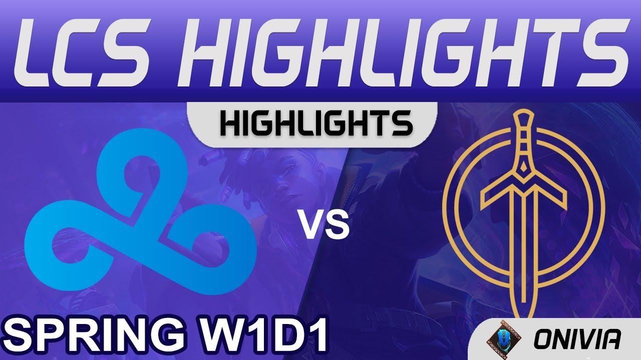 C9 vs GG Highlights LCS Spring Season 2022 W1D1 Cloud9 vs Golden Guardians by Onivia thumbnail