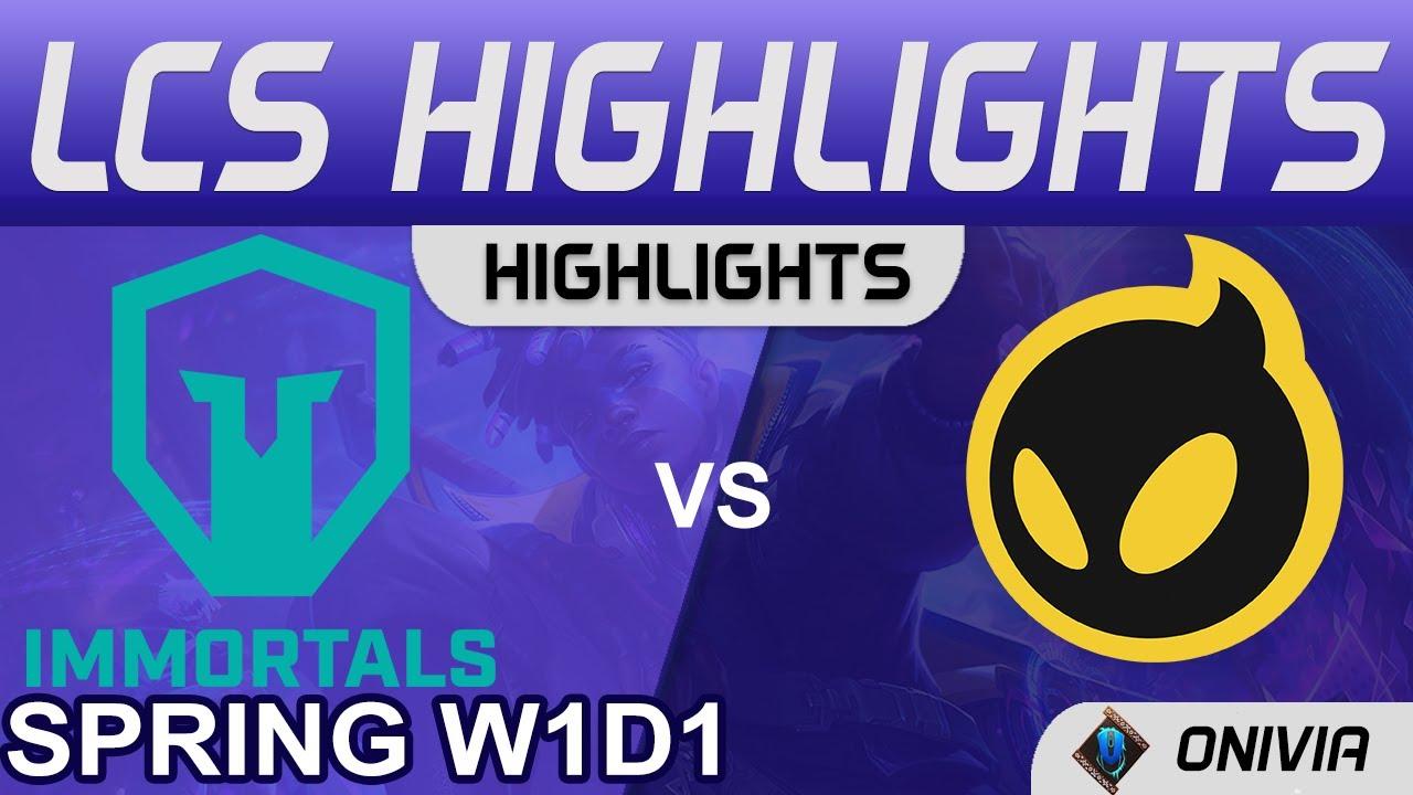 IMT vs DIG Highlights LCS Spring Season 2022 W1D1 Immortals vs Dignitas by Onivia thumbnail