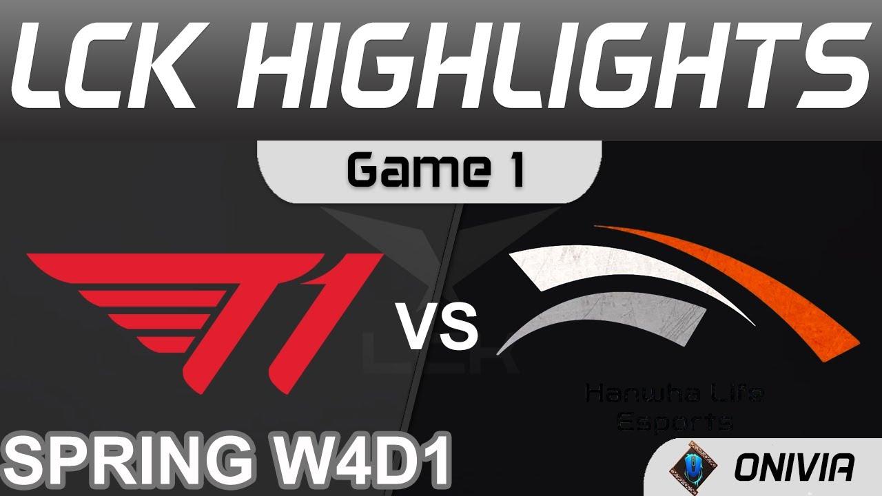 T1 vs HLE Highlights Game 1 LCK Spring Season 2022 W4D1 T1 vs Hanwha Life Esports by Onivia thumbnail