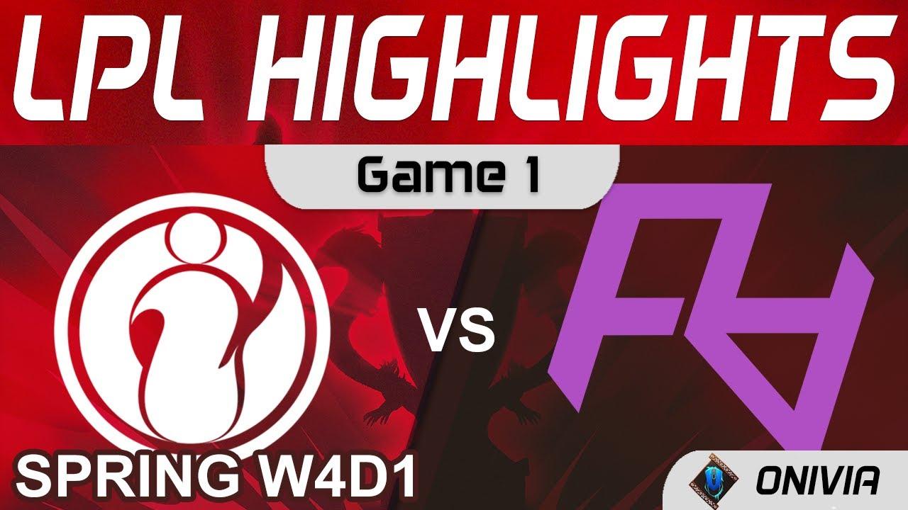 IG vs RA Highlights Game 1 LPL Spring Season 2022 W4D1 Invictus Gaming vs Rare Atom by Onivia thumbnail