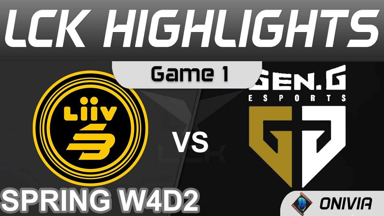 LSB vs GEN Highlights Game 1 LCK Spring Season 2022 W4D2 Liiv SANDBOX vs Gen G by Onivia thumbnail