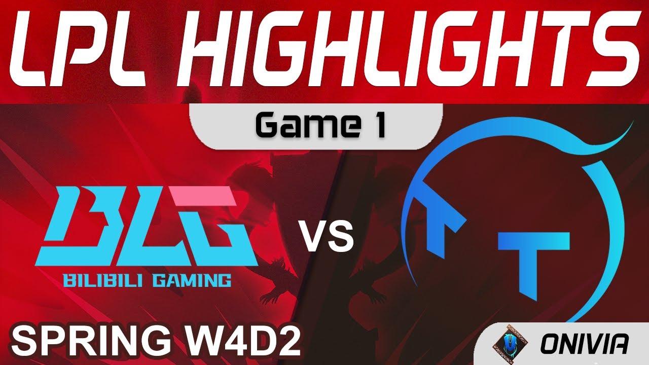 BLG vs TT Highlights Game 1 LPL Spring Season 2022 W4D2 Bilibili Gaming vs ThunderTalk Gaming by Oni thumbnail