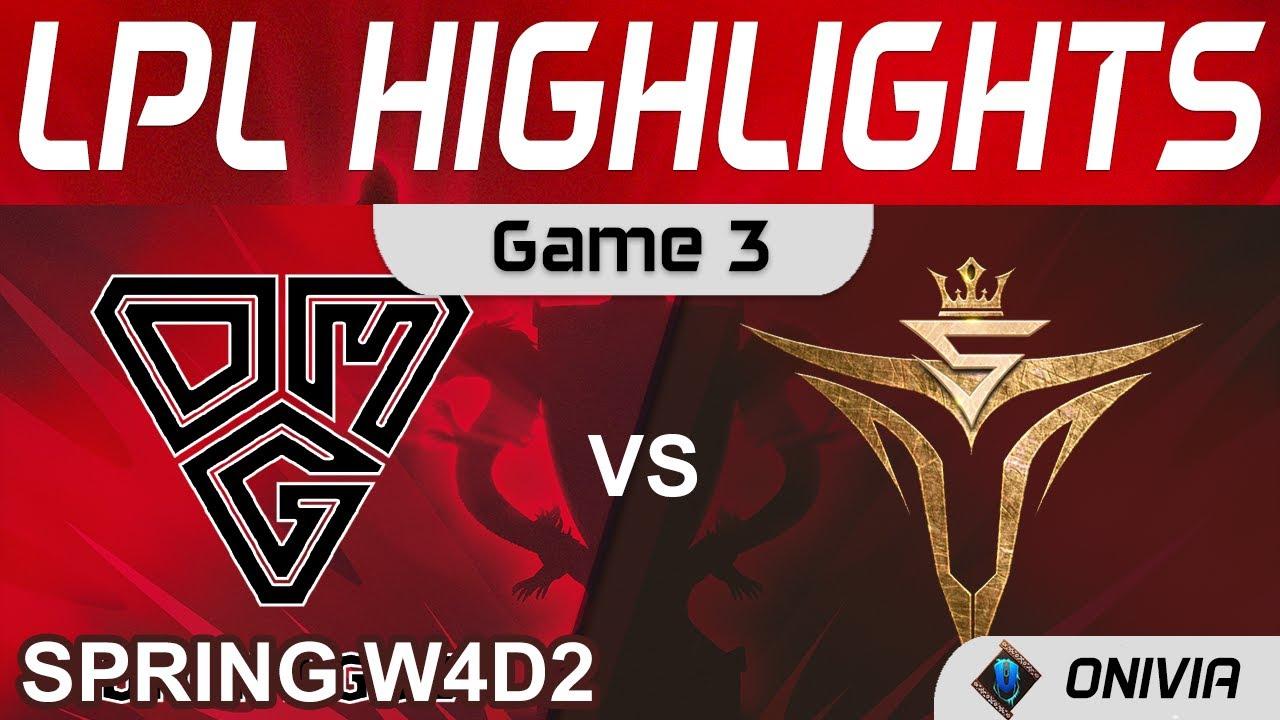 OMG vs V5 Highlights Game 3 LPL Spring Season 2022 W4D2 Oh My God vs Victory Five by Onivia thumbnail