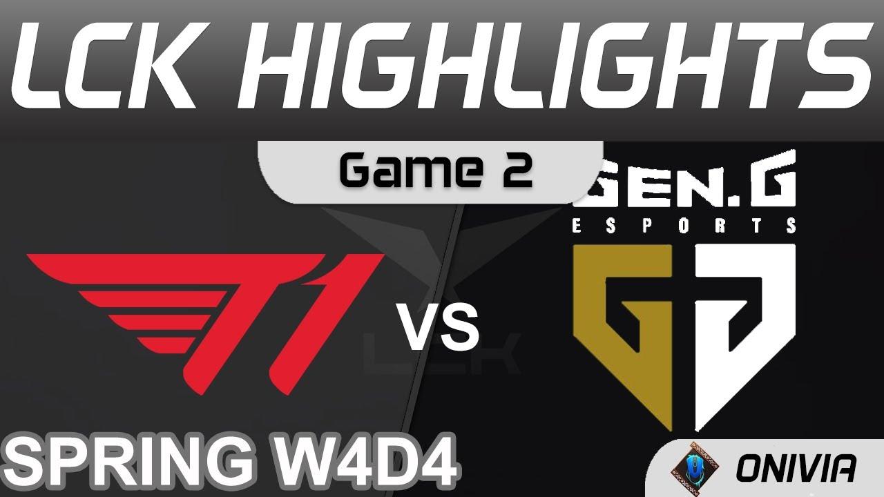 T1 vs GEN Highlights Game 2 LCK Spring Season 2022 W4D4 T1 vs Gen G by Onivia thumbnail