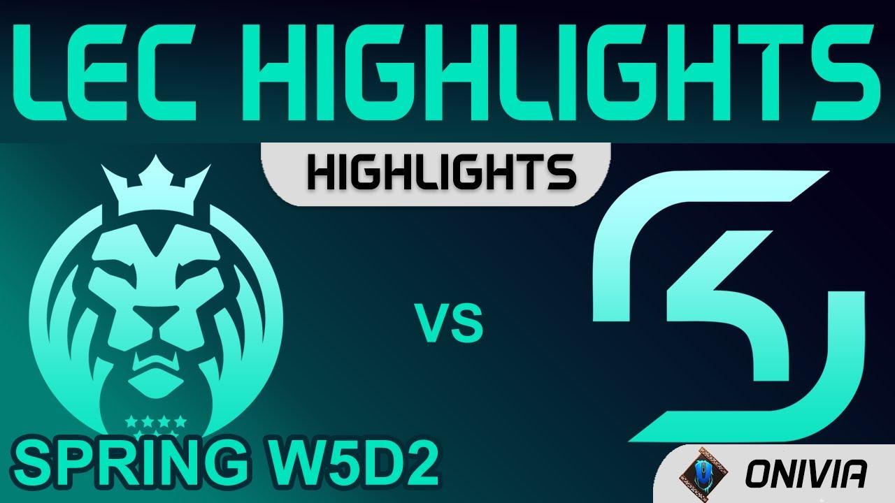 MAD vs SK Highlights LEC Spring Season 2022 W5D2 MAD Lions vs SK Gaming by Onivia thumbnail