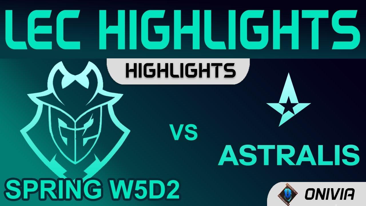 G2 vs AST Highlights LEC Spring Season 2022 W5D2 G2 Esports vs Astralis by Onivia thumbnail