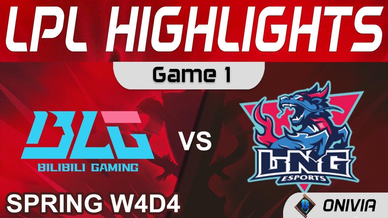 BLG vs LNG Highlights Game 1 LPL Spring Season 2022 W4D4 Bilibili Gaming vs LNG Esports by Onivia thumbnail