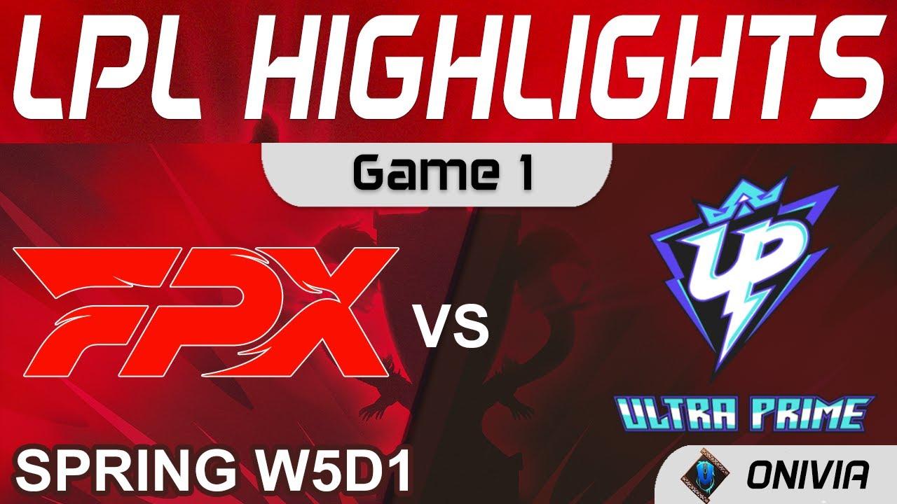 FPX vs UP Highlights Game 1 LPL Spring Season 2022 W5D1 FunPlus Phoenix vs Ultra Prime by Onivia thumbnail