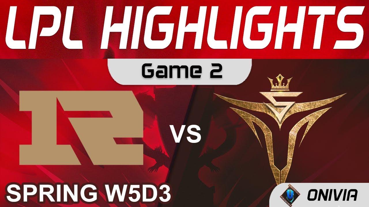 RNG vs V5 Highlights Game 2 LPL Spring Season 2022 W5D3 Royal Never Give Up vs Victory Five by Onivi thumbnail