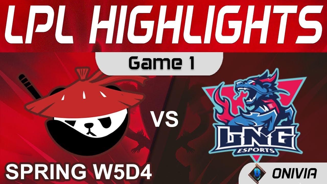 AL vs LNG Highlights Game 1 LPL Spring Season 2022 W5D4 Anyone's Legend vs LNG Esports by Onivia thumbnail