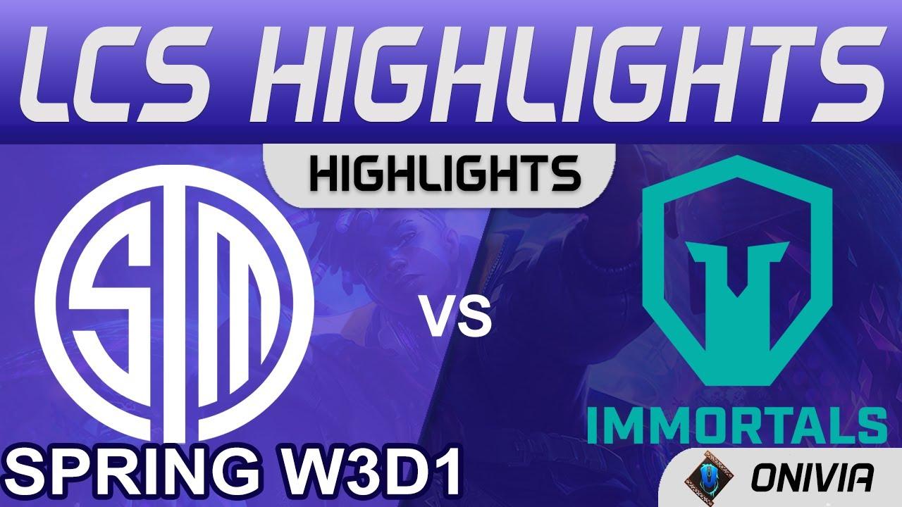 TSM vs IMT Highlights LCS Spring Season 2022 W3D1 Team SoloMid vs Immortals by Onivia thumbnail