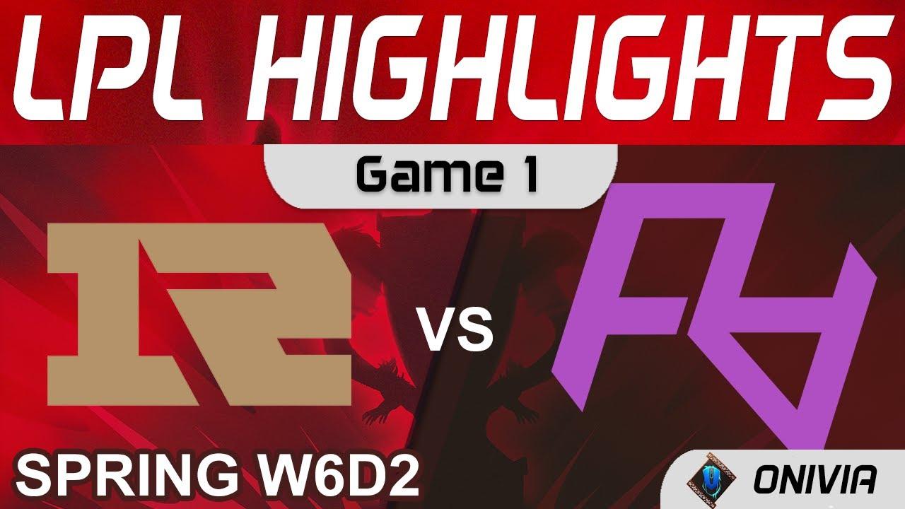 RNG vs RA Highlights Game 1 LPL Spring Season 2022 W6D2 Royal Never Give Up vs Rare Atom by Onivia thumbnail