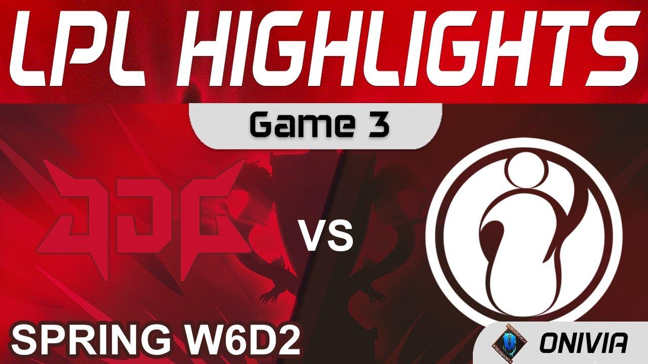 JDG vs IG Highlights Game 3 LPL Spring Season 2022 W6D2 JD Gaming vs Invictus Gaming by Onivia thumbnail