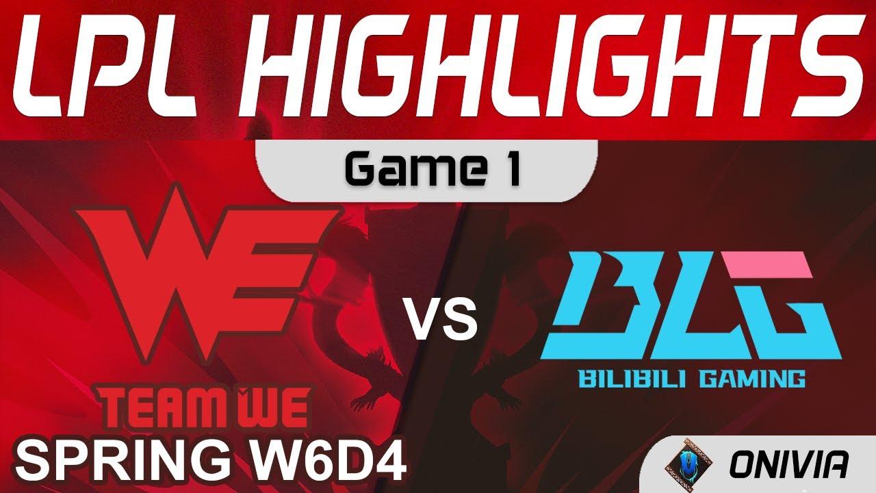 WE vs BLG Highlights Game 1 LPL Spring Season 2022 W6D4 Team WE vs Bilibili Gaming by Onivia thumbnail