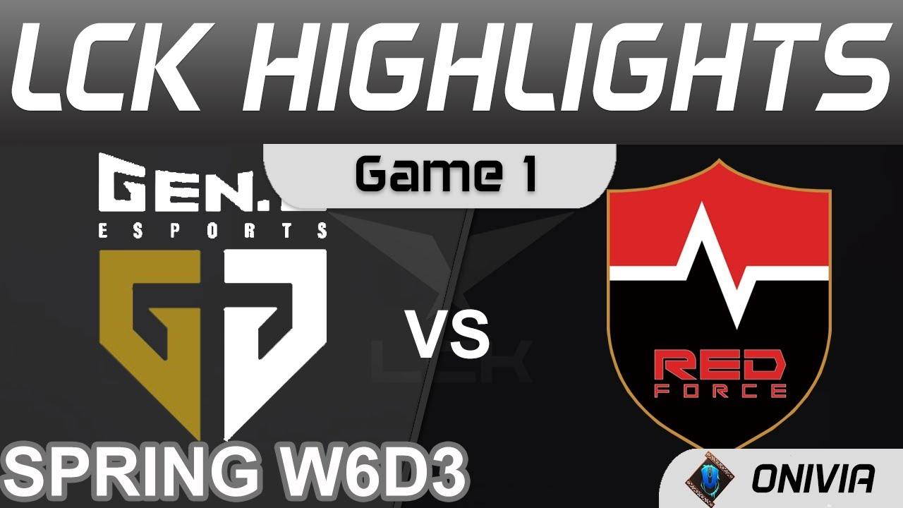 GEN vs NS Highlights Game 1 LCK Spring Season 2022 W6D3 Gen G vs Nongshim RedForce Onivia thumbnail