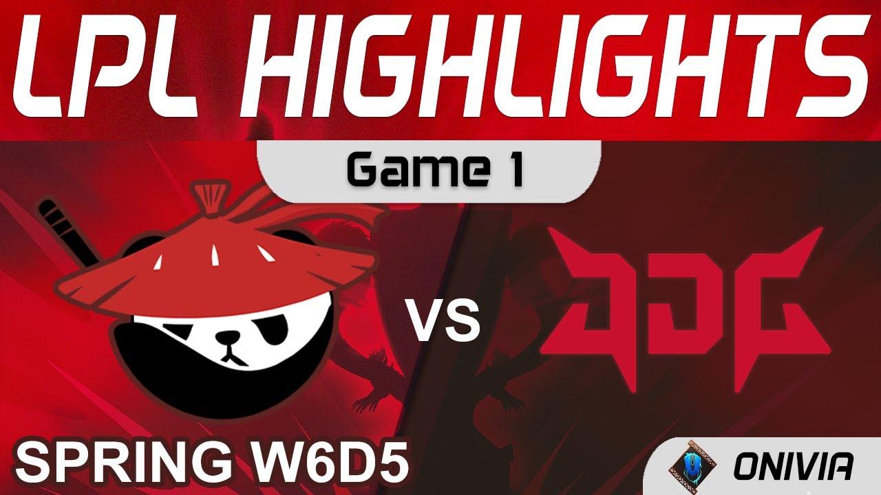 AL vs JDG Highlights Game 1 LPL Spring Season 2022 W6D5 Anyone's Legend vs JD Gaming by Onivia thumbnail