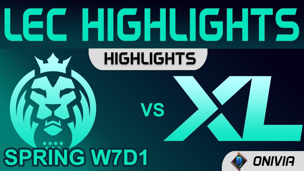 MAD vs XL Highlights LEC Spring Season 2022 W7D1 MAD Lions vs Excel by Onivia thumbnail