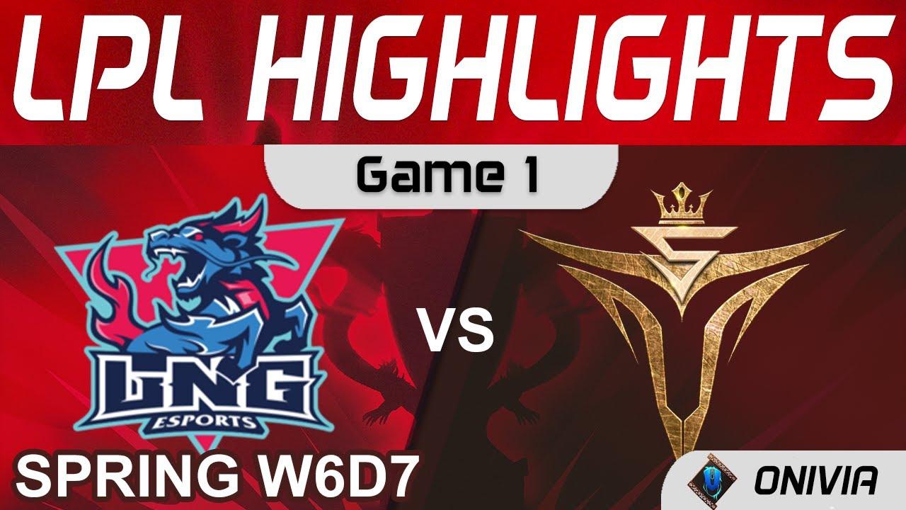 LNG vs V5 Highlights Game 1 LPL Spring Season 2022 W6D7 LNG Esports vs Victory Five by Onivia thumbnail