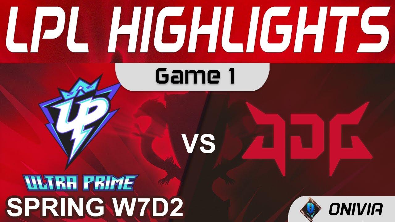 UP vs JDG Highlights Game 1 LPL Spring Season 2022 W7D2 Ultra Prime vs JD Gaming by Onivia thumbnail