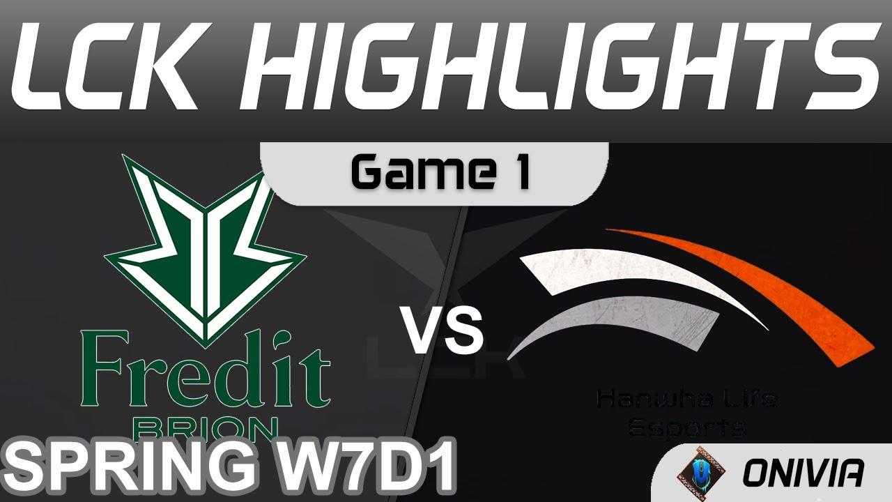 BRO vs HLE Highlights Game 1 LCK Spring Season 2022 W7D1 Fredit BRION vs Hanwha Life Esports Onivia thumbnail