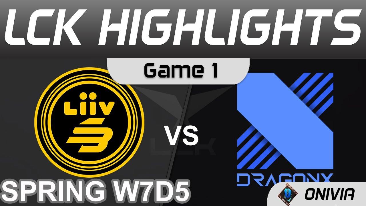 LSB vs DRX Highlights Game 1 LCK Spring Season 2022 W7D5 Liiv SANDBOX vs DragonX Onivia thumbnail