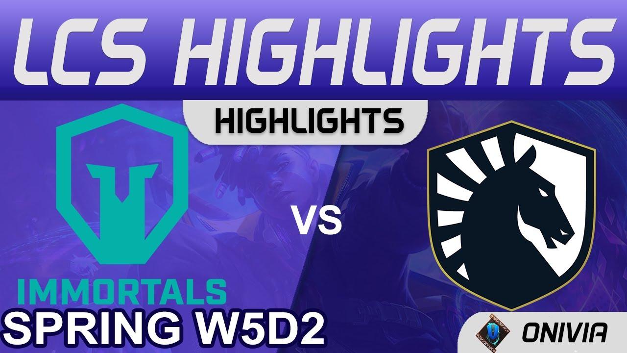 IMT vs TL Highlights LCS Spring Season 2022 W5D2 Immortals vs Team Liquid by Onivia thumbnail