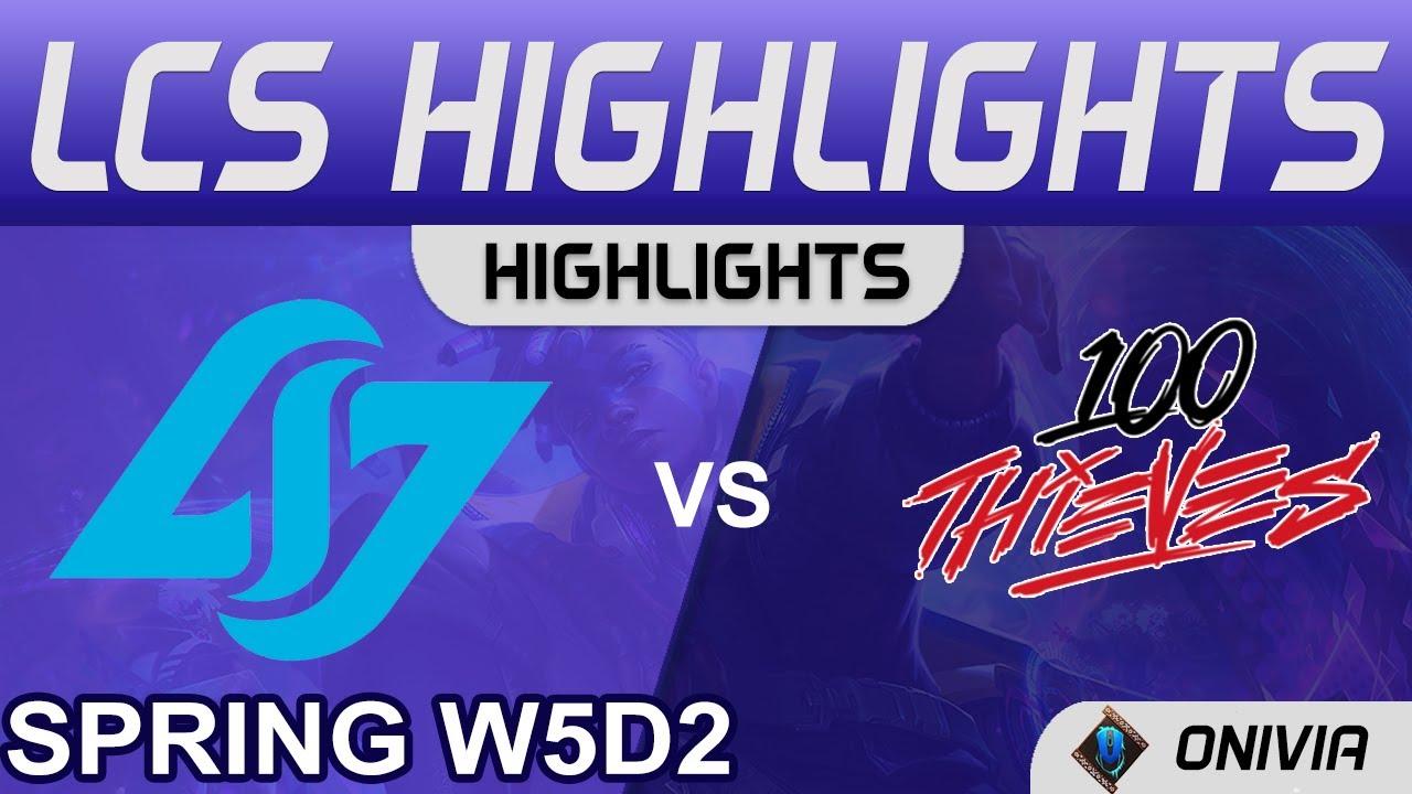 CLG vs 100 Highlights LCS Spring Season 2022 W5D2 Conter Logic Gaming vs 100 Thieves by Onivia thumbnail