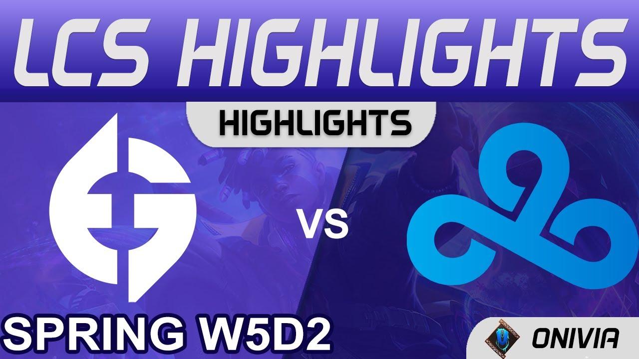 EG vs C9 Highlights LCS Spring Season 2022 W5D2 Evil Geniuses vs Cloud9 by Onivia thumbnail