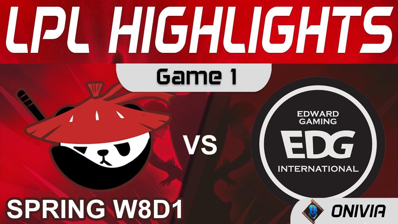 AL vs EDG Highlights Game 1 LPL Spring Season 2022 W8D1 Anyone's Legends vs EDward Gaming by Onivia thumbnail