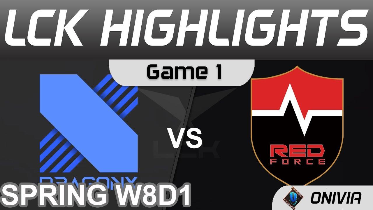 DRX vs NS Highlights Game 1 LCK Spring Season 2022 W8D1 DragonX vs Nongshim RedForce Onivia thumbnail