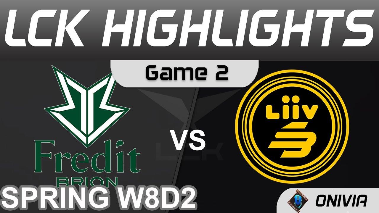 BRO vs LSB Highlights Game 2 LCK Spring Season 2022 W8D2 Fredit BRION vs Liiv SANDBOX Onivia thumbnail