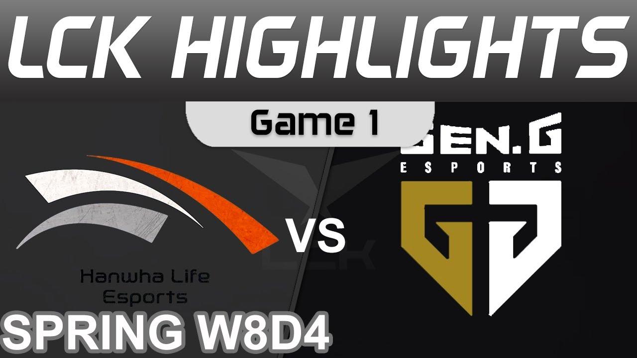 HLE vs GEN Highlights Game 1 LCK Spring Season 2022 W8D4 Hanwha Life Esports vs Gen G by Onivia thumbnail