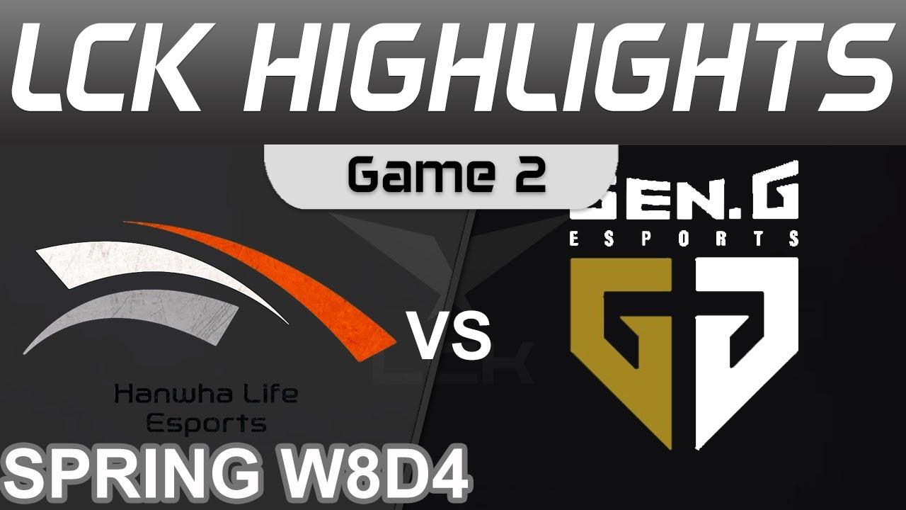 HLE vs GEN Highlights Game 2 LCK Spring Season 2022 W8D4 Hanwha Life Esports vs Gen G by Onivia thumbnail