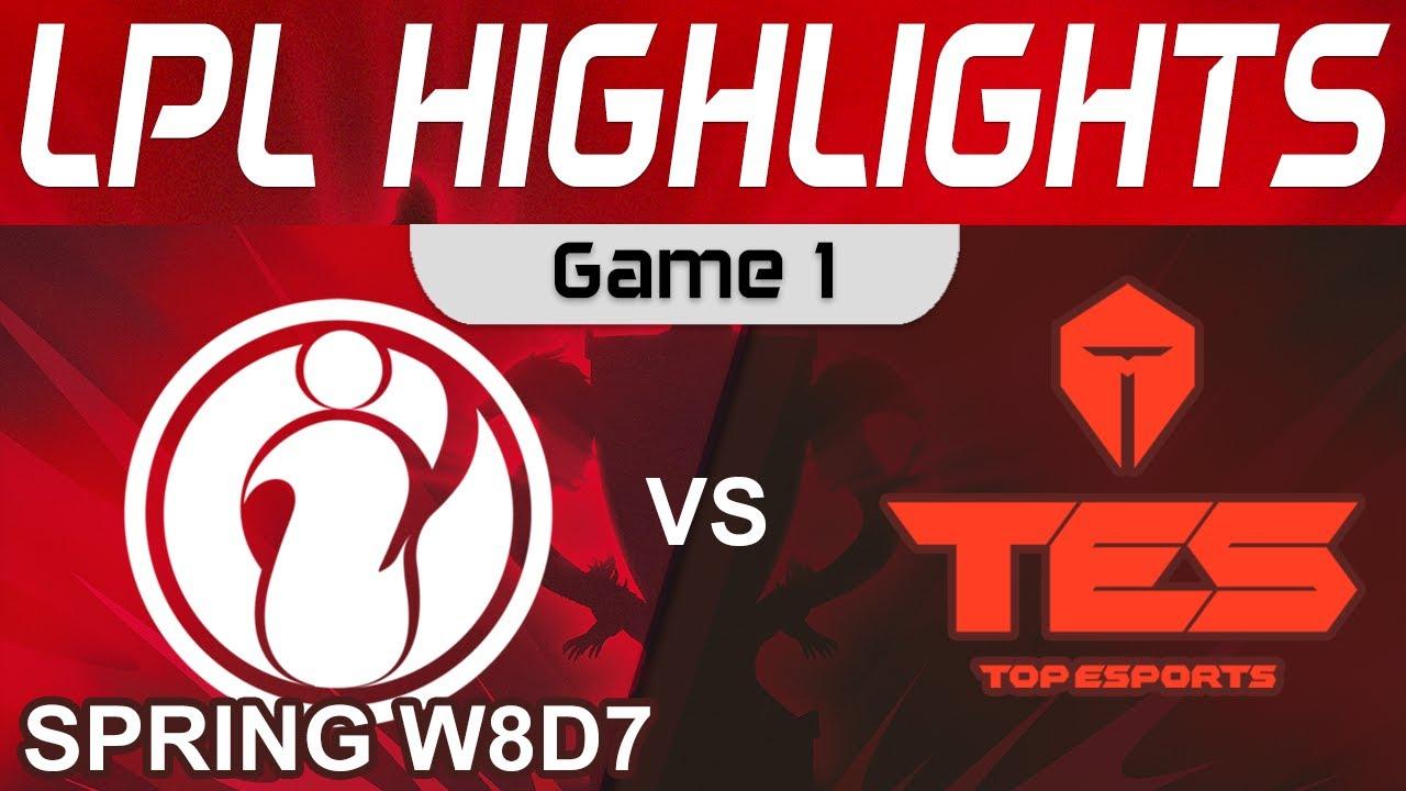 IG vs TES Highlights Game 1 LPL Spring Season 2022 W8D7 Invictus Gaming vs Top Esports by Onivia thumbnail