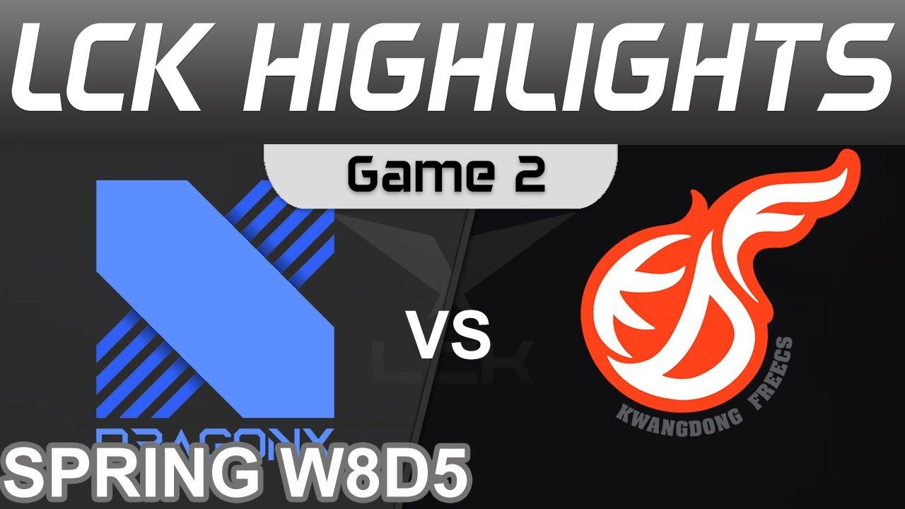 DRX vs KDF Highlights Game 2 LCK Spring Season 2022 W8D5 Dragonx vs Kwangdong Freecs by Onivia thumbnail