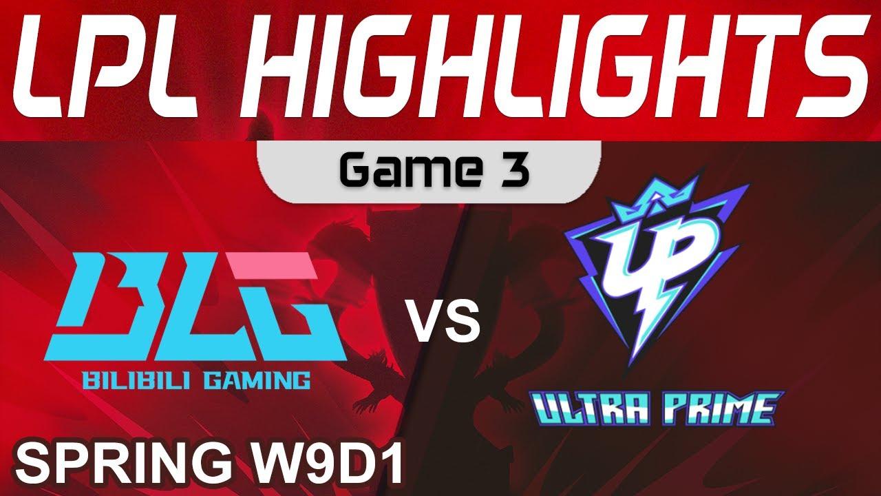 BLG vs UP Highlights Game 3 LPL Spring Season 2022 W9D1 Bilibili Gaming vs Ultra Prime by Onivia thumbnail