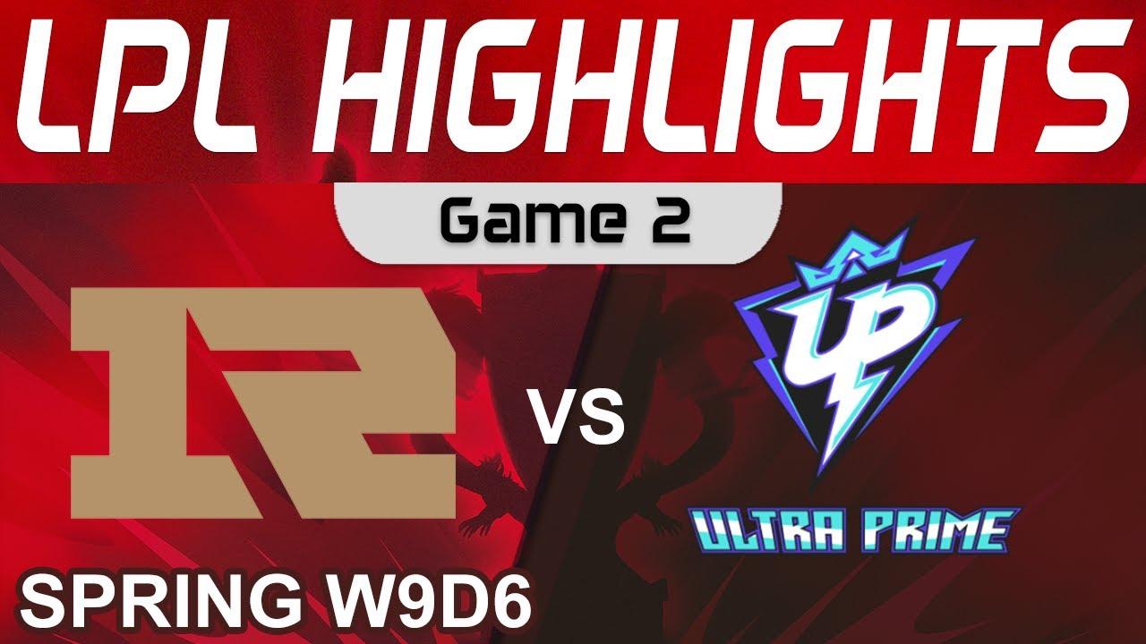 RNG vs UP Highlights Game 2 LPL Spring Season 2022 W9D6 Royal Never Give Up vs Ultra Prime by Onivia thumbnail