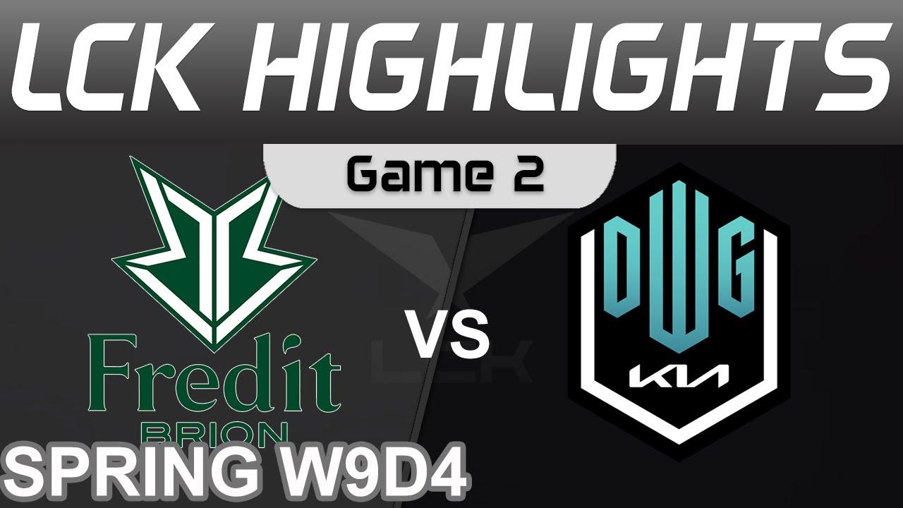 BRO vs DK Highlights Game 2 LCK Spring Season 2022 W9D4 Fredit BRION vs DWG KIA by Onivia thumbnail