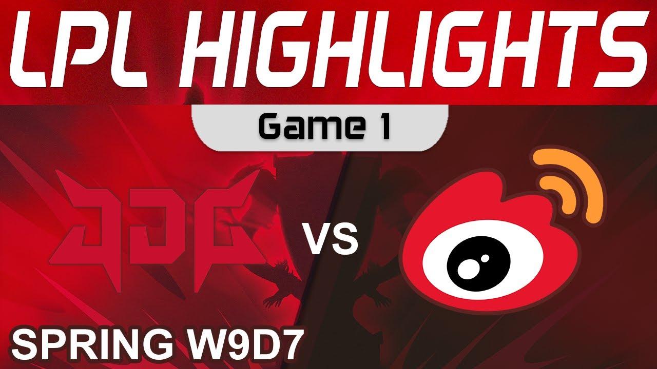 JDG vs WBG Highlights Game 1 LPL Spring Season 2022 W9D7 JD Gaming vs Weibo Gaming by Onivia thumbnail