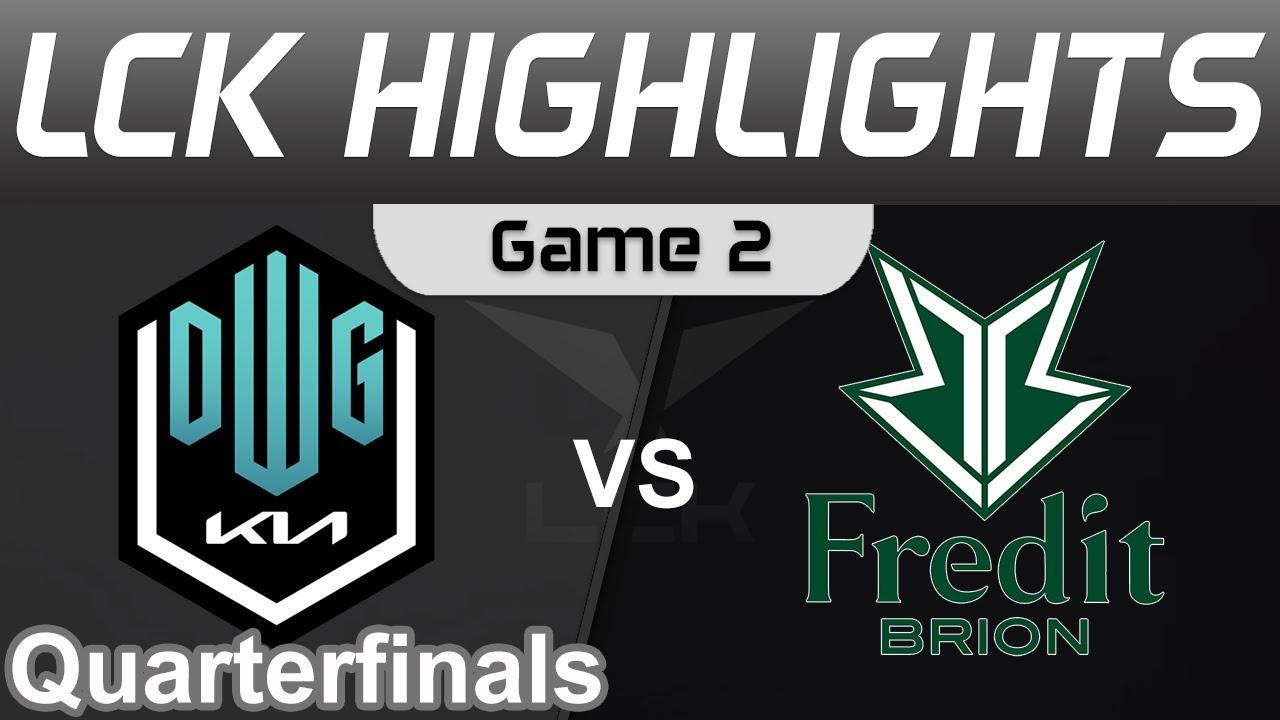 DK vs BRO Highlights Game 2 Quarterfinals LCK Spring Playoffs 2022 DWG KIA vs Fredit BRION by Onivia thumbnail