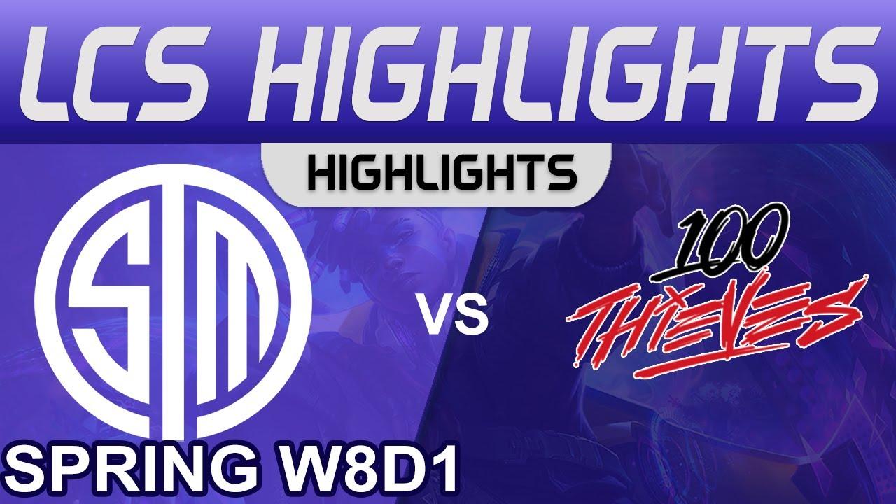 TSM vs 100 Highlights LCS Spring Season 2022 W8D1 Team SoloMid vs 100 Thieves by Onivia thumbnail