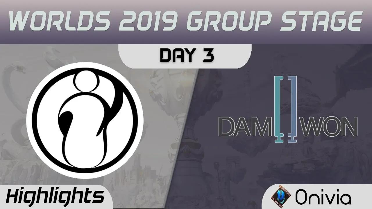 IG vs DWG Highlights Worlds 2019 Main Event Group Stage Invictus Gaming vs Damwon Gaming by Onivia thumbnail